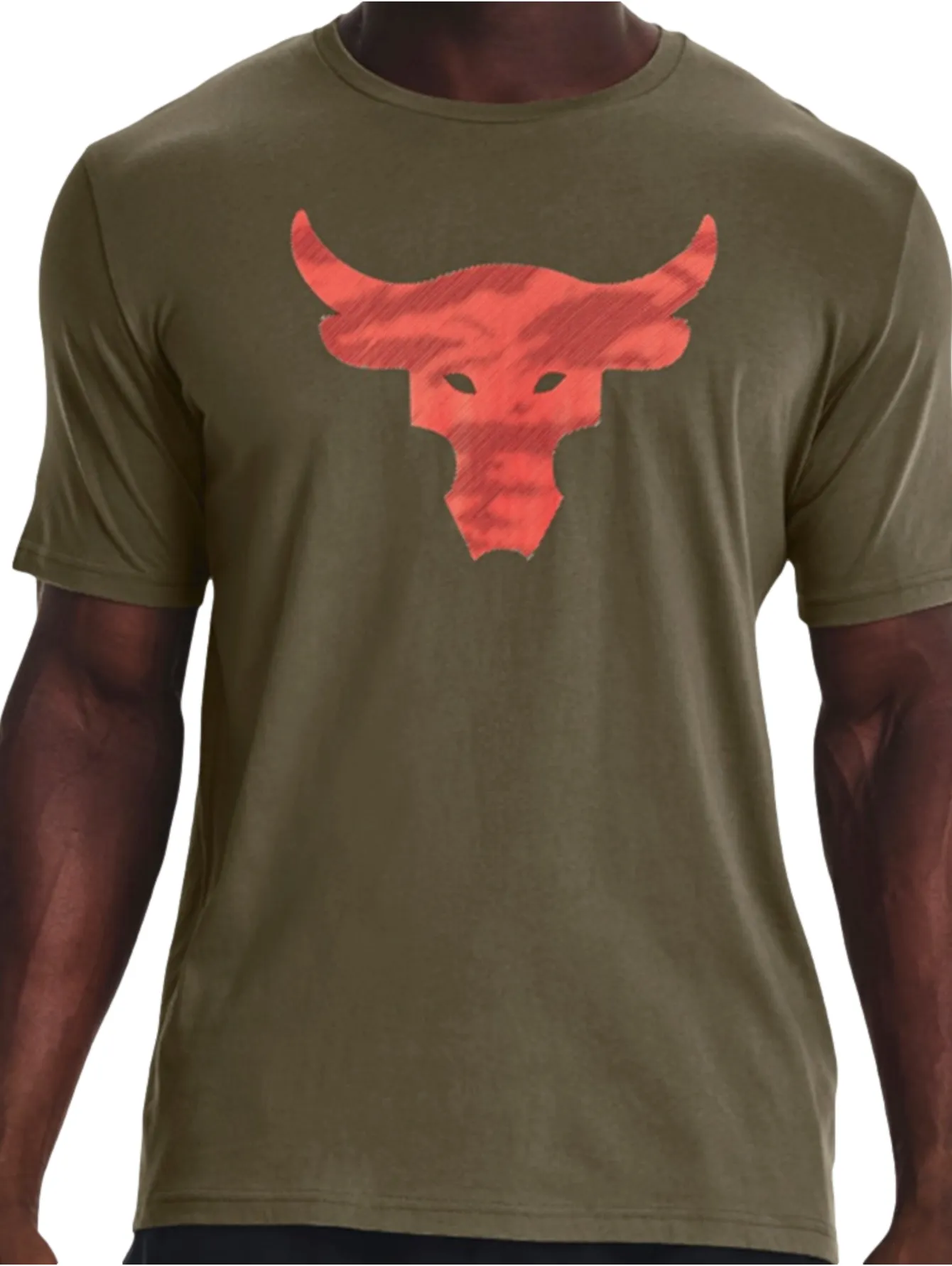 Playera Under Armour Rock Brahma Bull  Para Hombre